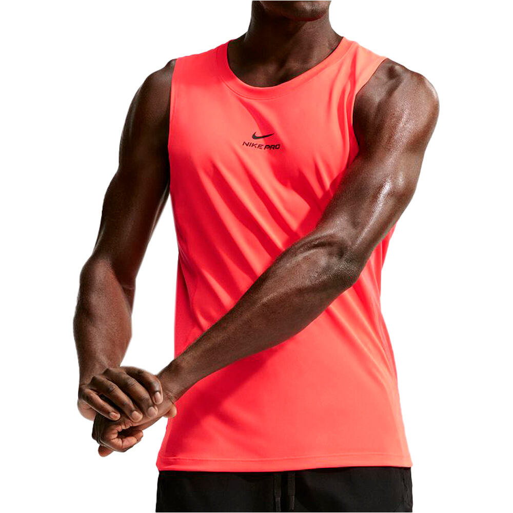 Nike camiseta tirantes fitness hombre M NP DF NPT TANK vista frontal
