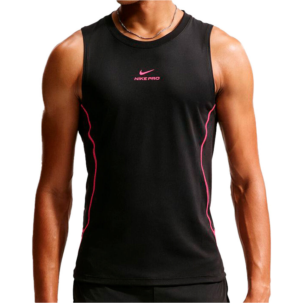 Nike camiseta tirantes fitness hombre M NP DF NPT TANK vista frontal