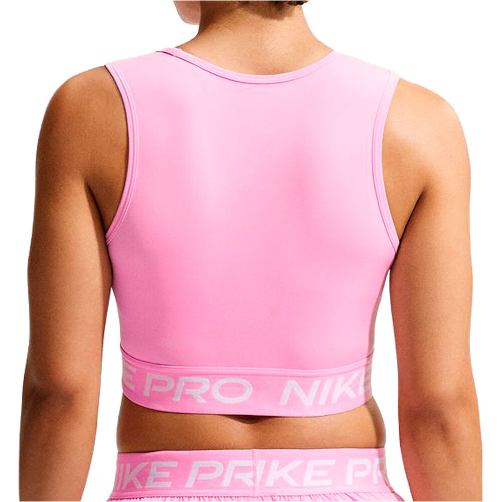 Nike camiseta tirantes fitness mujer NIKE PRO DF 365 CROP TANK vista trasera