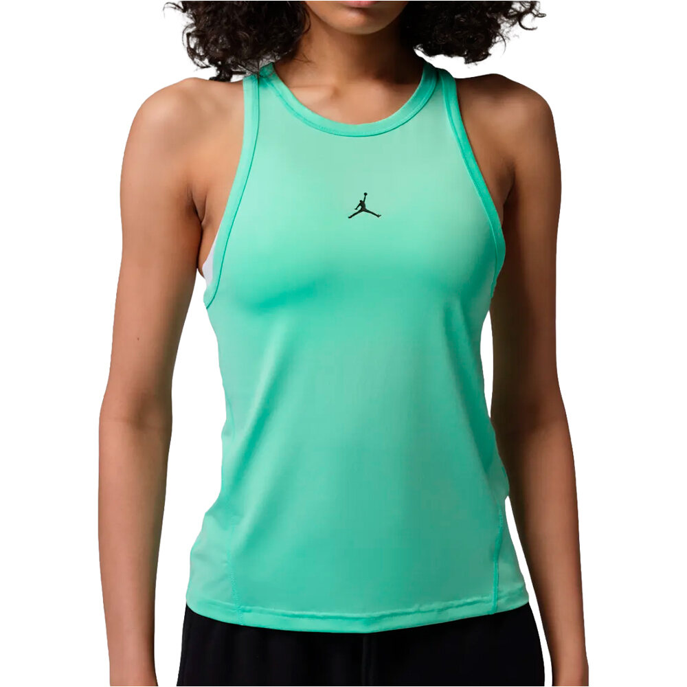 Nike camiseta tirantes fitness mujer W J SPT DF ESS SLVLSS TOP vista frontal