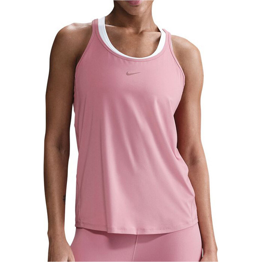 Nike camiseta tirantes fitness mujer W NK ONE CLASSIC DF STRPY TANK vista frontal