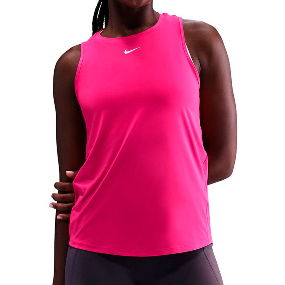 Nike camiseta tirantes fitness mujer W NK ONE CLASSIC DF TANK WT vista frontal