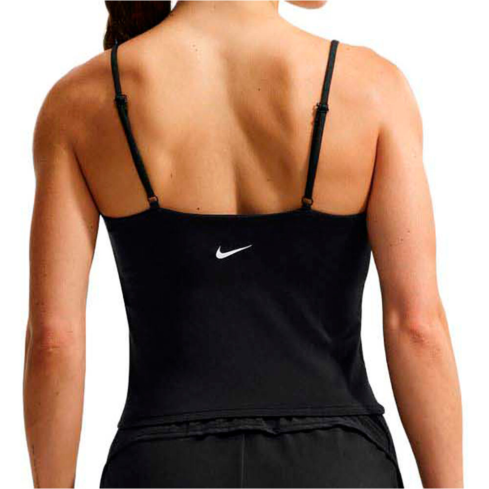 Nike camiseta tirantes fitness mujer W NK ONE DF FITTED TANK FEM vista trasera