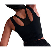 Nike camiseta tirantes fitness mujer W NK ONE DF FTTD TANK CPSL vista trasera