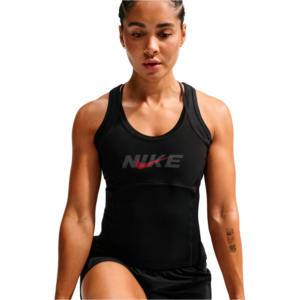 Nike camiseta tirantes fitness mujer W NK ONE DF TANK CPSL B 04
