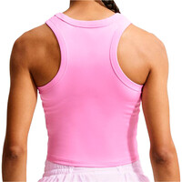 Nike camiseta tirantes fitness mujer W NK ONE FITTED DF CROP TANK vista trasera