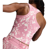 Nike camiseta tirantes fitness mujer W NK ONE FITTED DF TANK AOP vista trasera