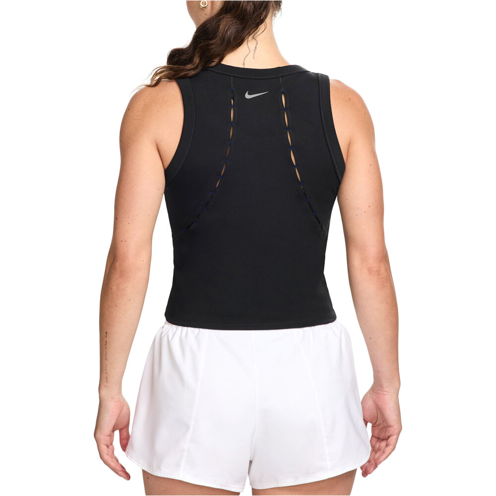 Nike camiseta tirantes fitness mujer W NK ONE FITTED DF TANK CPSL vista trasera