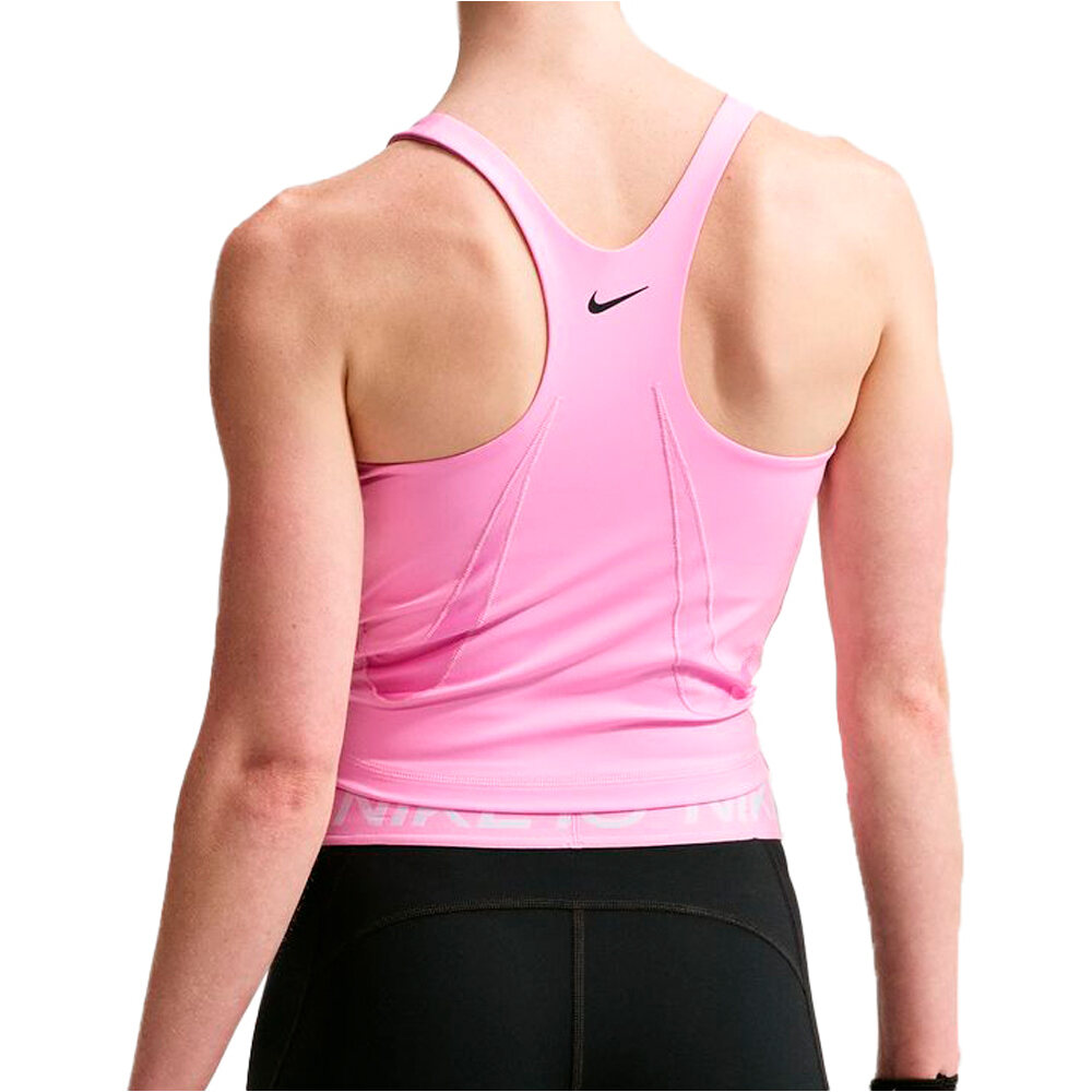 Nike camiseta tirantes fitness mujer W NP DF SCULPT BRA TANK GG vista trasera