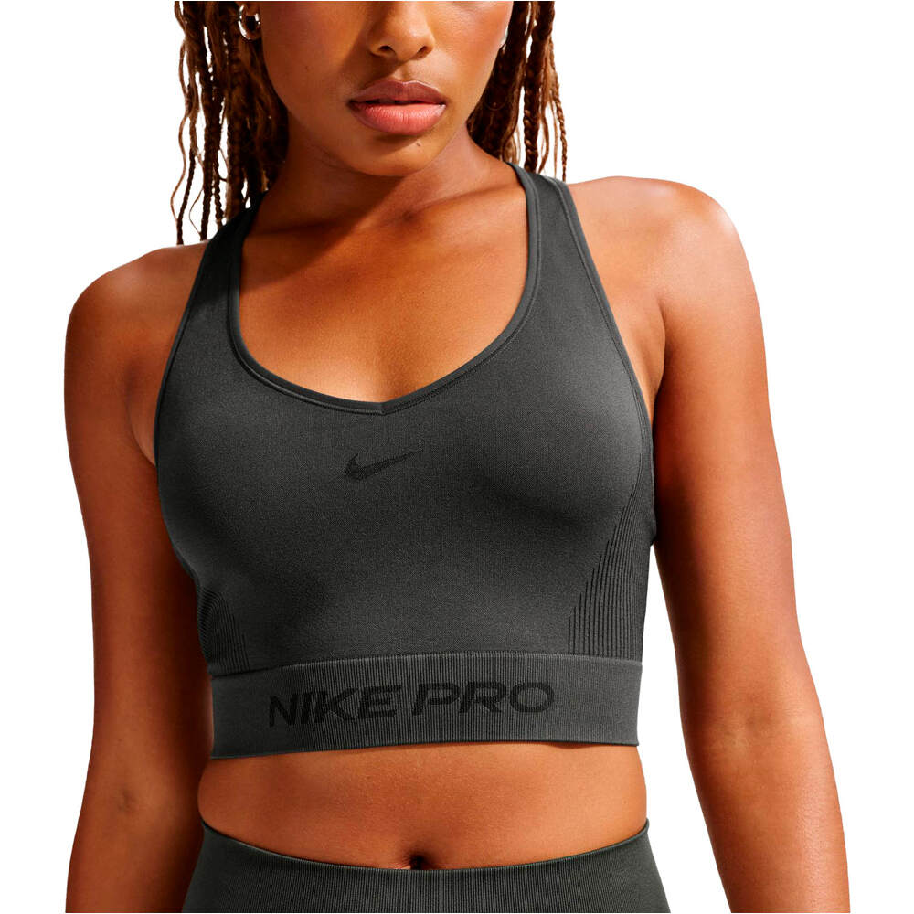 Nike camiseta tirantes fitness mujer W NP DF SMLS TANK vista detalle