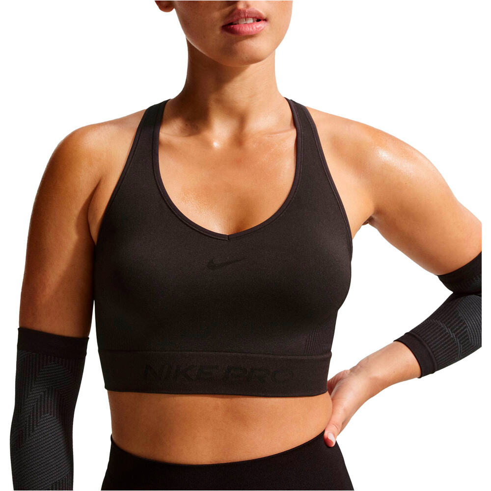 Nike camiseta tirantes fitness mujer W NP DF SMLS TANK vista frontal