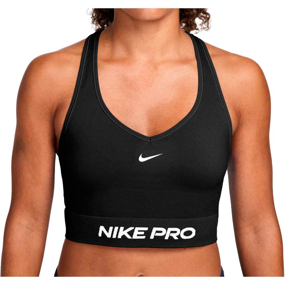 Nike camiseta tirantes fitness mujer W NP DF SMLS TANK WT vista frontal