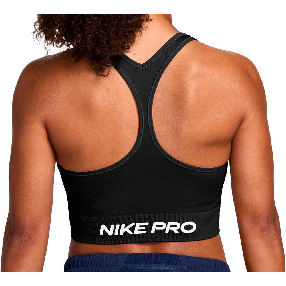 Nike camiseta tirantes fitness mujer W NP DF SMLS TANK WT vista trasera