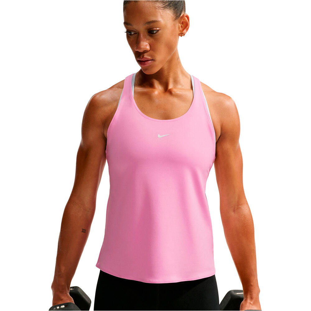 Nike camiseta tirantes fitness mujer W NP DF TANK ELASTIKA vista detalle
