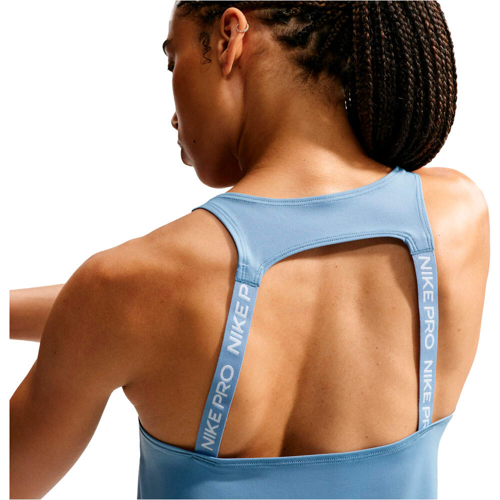 Nike camiseta tirantes fitness mujer W NP DF TANK ELASTIKA vista detalle