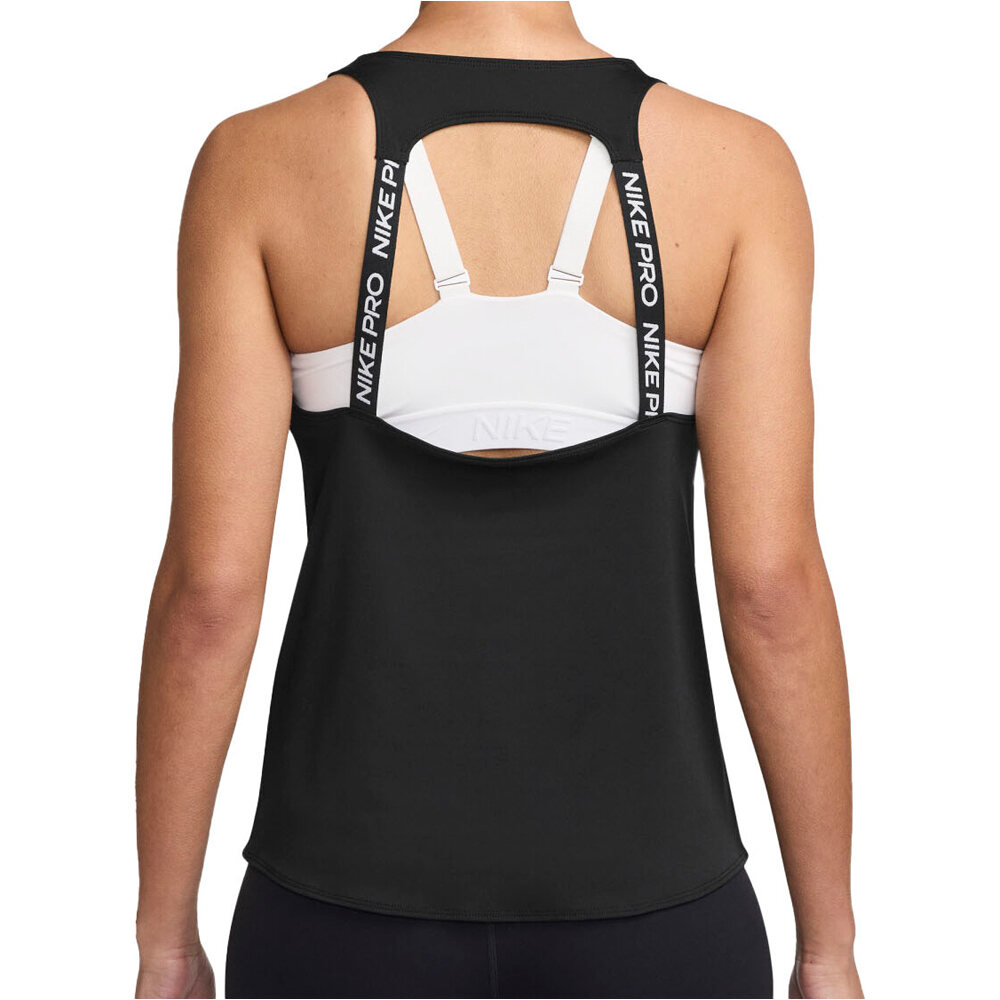 Nike camiseta tirantes fitness mujer W NP DF TANK ELASTIKA vista trasera