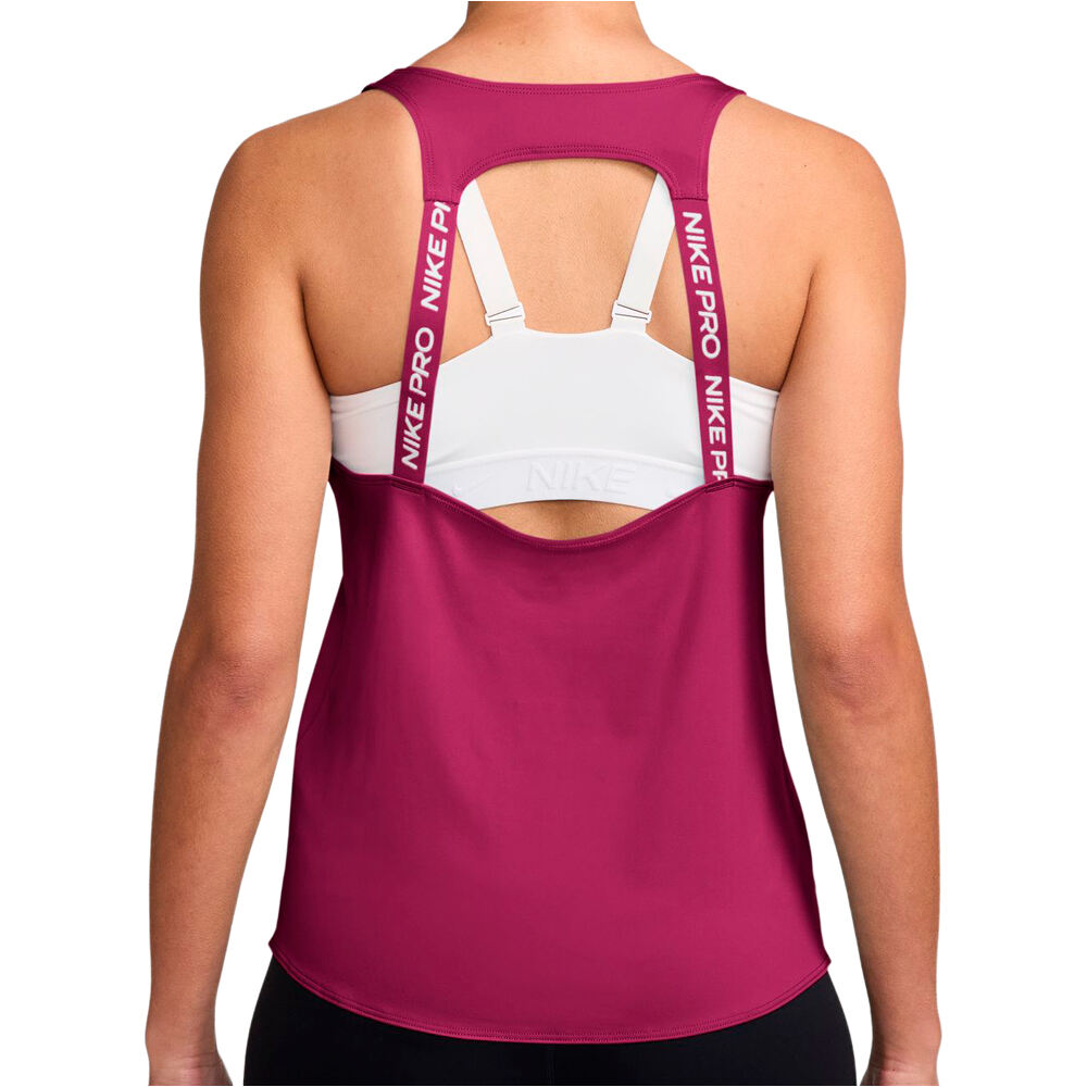 Nike camiseta tirantes fitness mujer W NP DF TANK ELASTIKA vista trasera