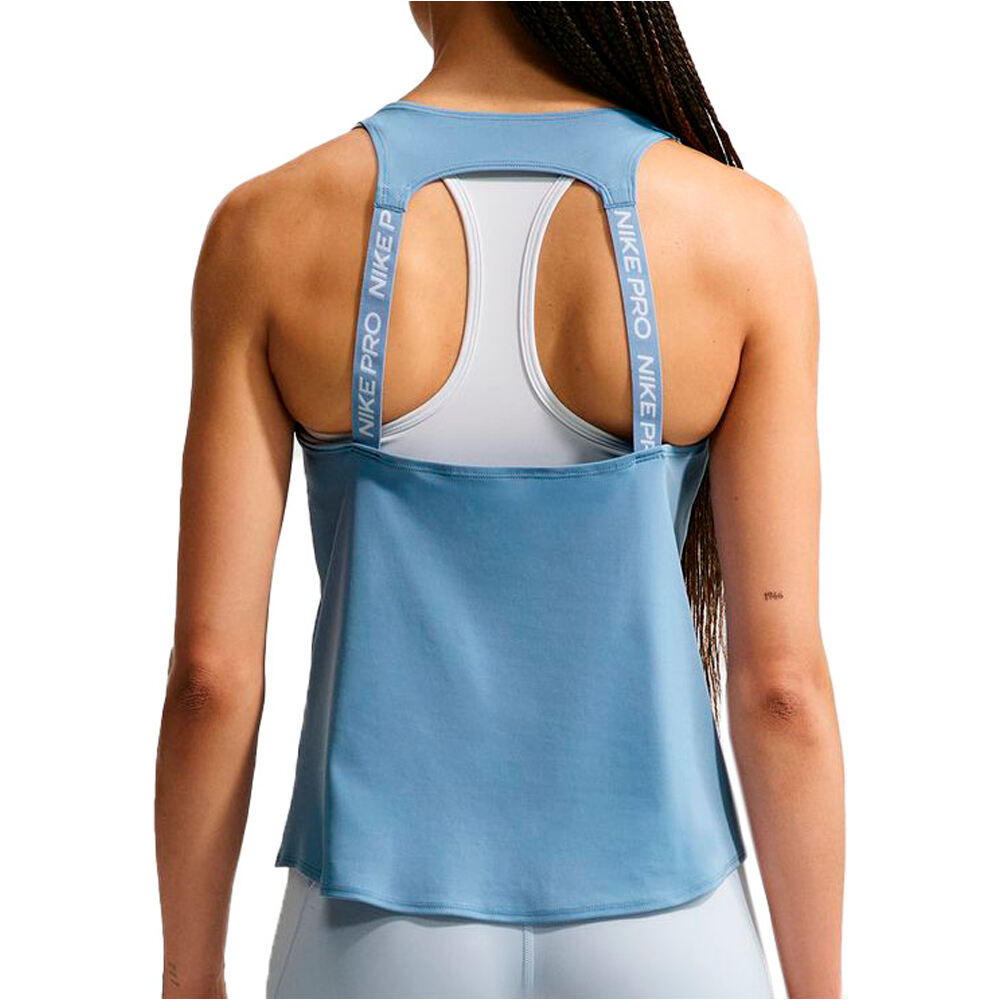 Nike camiseta tirantes fitness mujer W NP DF TANK ELASTIKA vista trasera