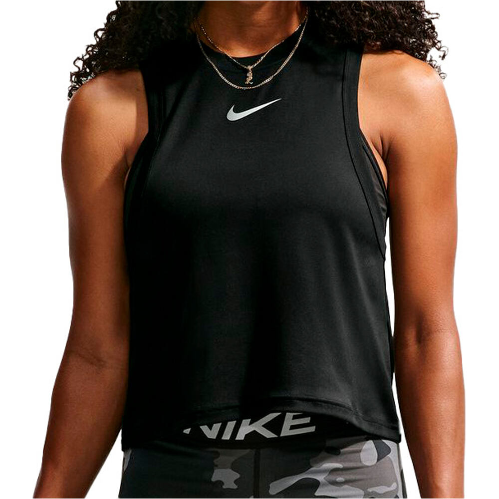 Nike camiseta tirantes fitness mujer W NP DF TANK TT GRDNT vista frontal