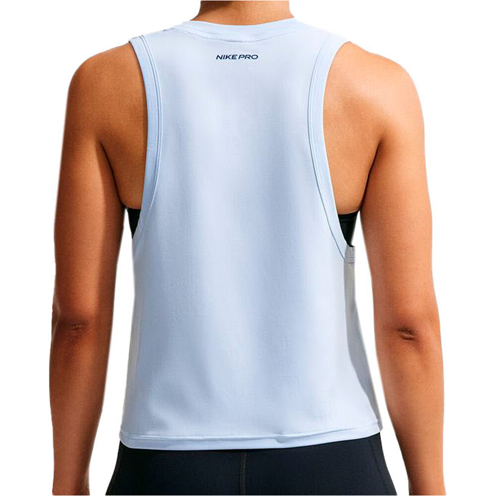 Nike camiseta tirantes fitness mujer W NP DF TANK TT GRDNT vista trasera