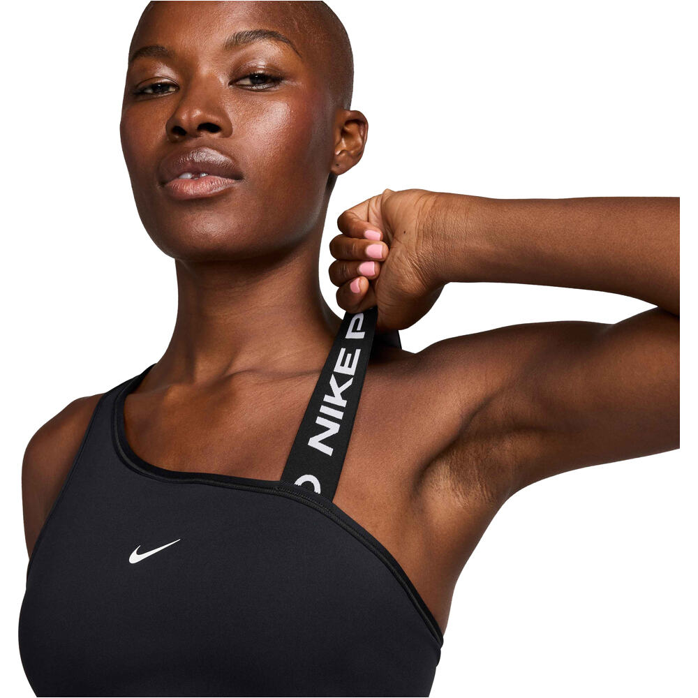 Nike camiseta tirantes fitness mujer W NP SWOOSH MS ASYM BRA 04