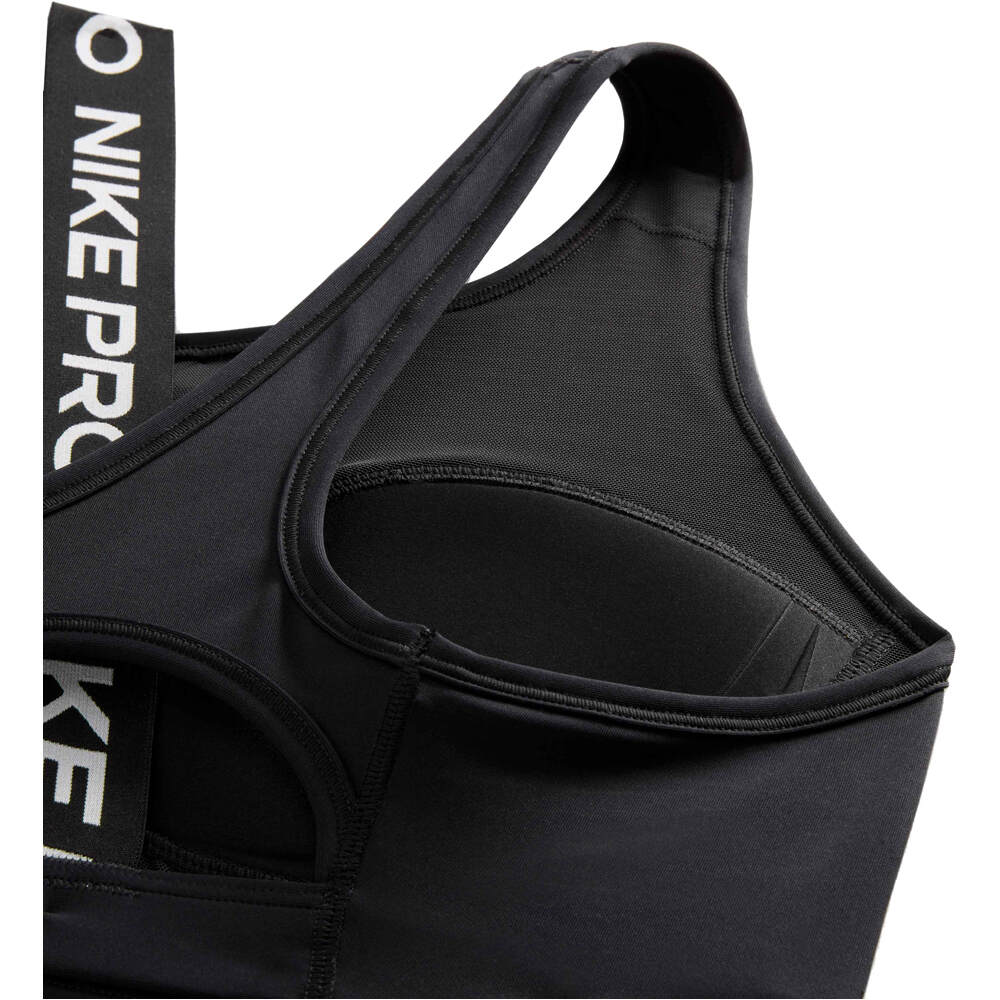 Nike camiseta tirantes fitness mujer W NP SWOOSH MS ASYM BRA vista detalle