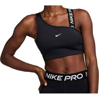 Nike camiseta tirantes fitness mujer W NP SWOOSH MS ASYM BRA vista frontal