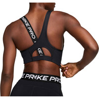 Nike camiseta tirantes fitness mujer W NP SWOOSH MS ASYM BRA vista trasera