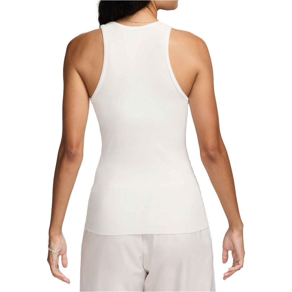 Nike camiseta tirantes fitness mujer W NSW DANCE RIB TANK vista trasera