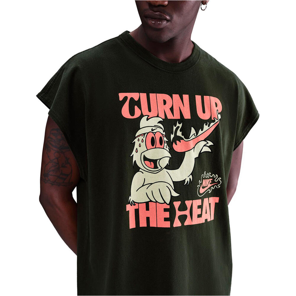 Nike camiseta tirantes hombre U NSW TEE SLVLS HOT ONES vista detalle