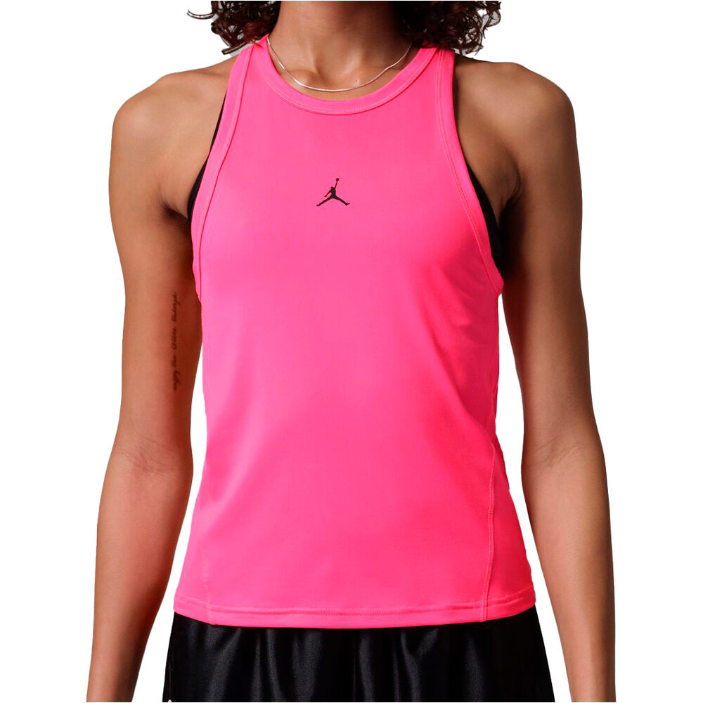 Nike camiseta tirantes mujer W J SPT DF ESS SLVLSS TOP vista frontal