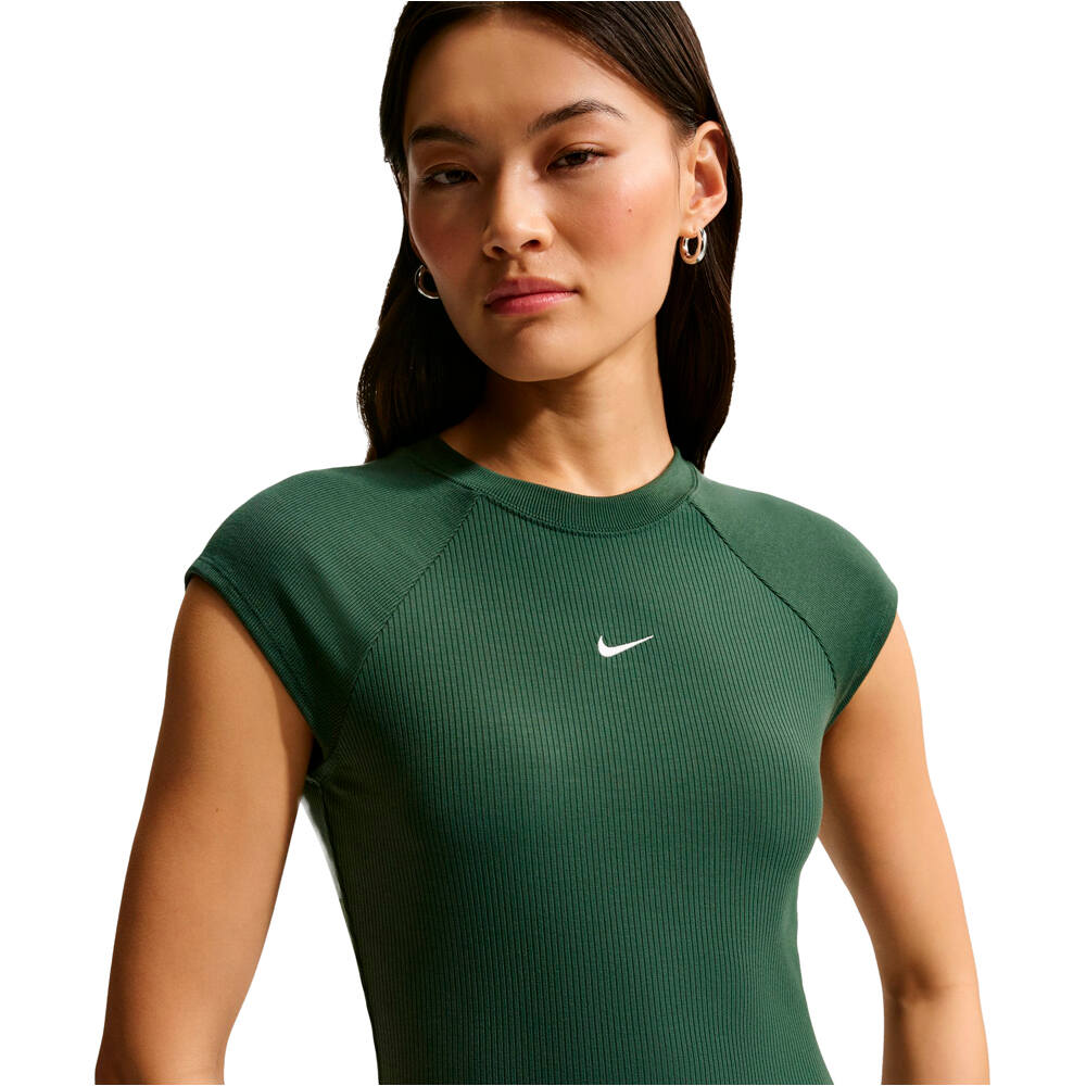 Nike camiseta tirantes mujer W NSW CHILL KNIT RIB SS TOP vista detalle