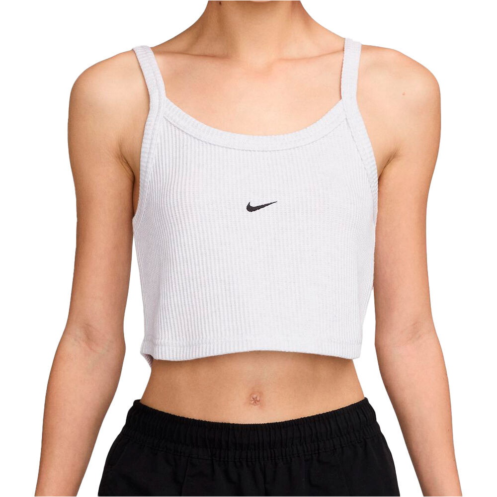Nike camiseta tirantes mujer W NSW NK CHLL WFL CROP TANK vista frontal