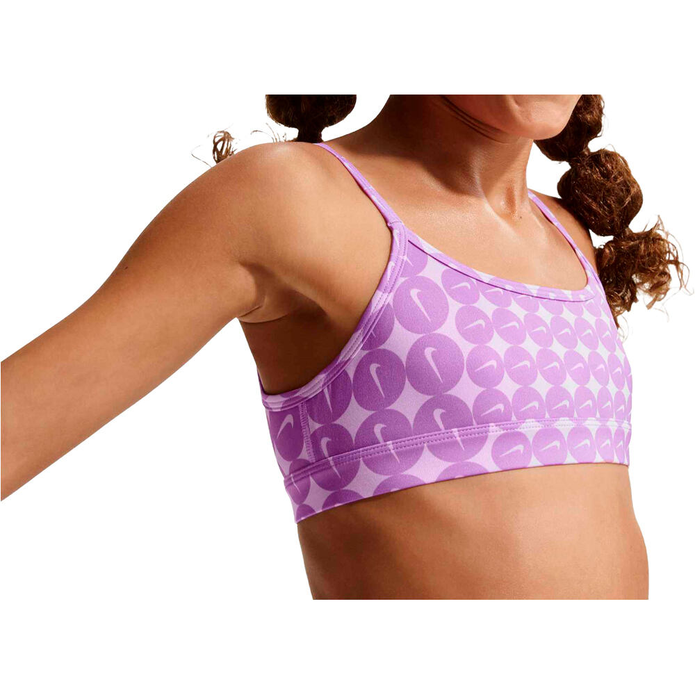 Nike camiseta tirantes niña G NK BRALETTE BRA AOP vista detalle