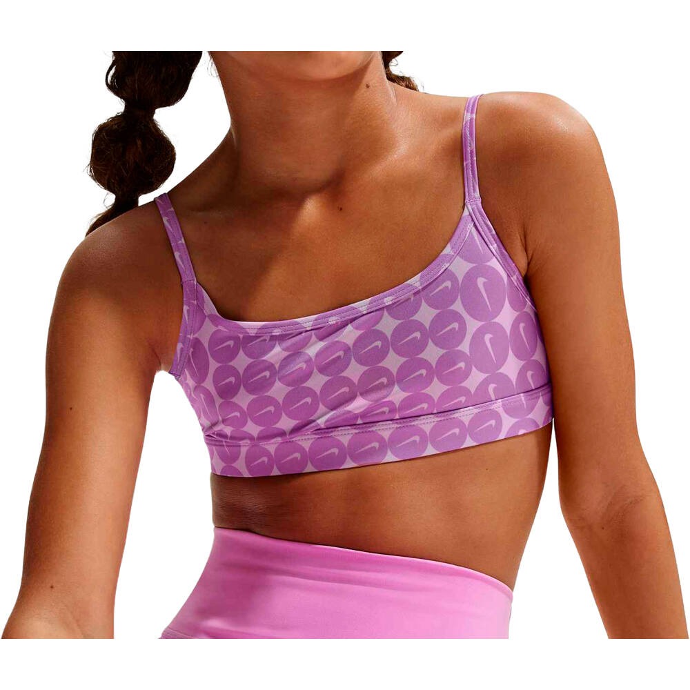 Nike camiseta tirantes niña G NK BRALETTE BRA AOP vista frontal