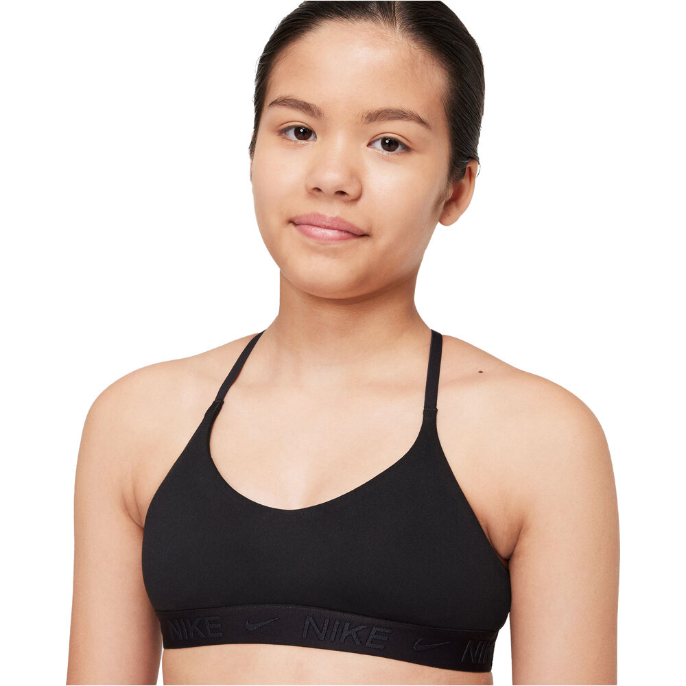 Nike camiseta tirantes niña G NK DF INDY BRA vista detalle