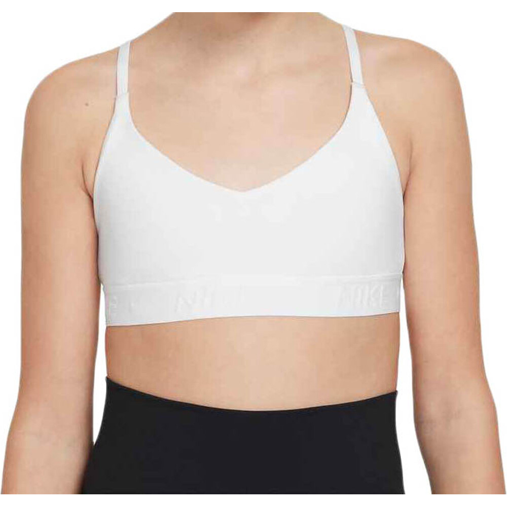 Nike camiseta tirantes niña G NK DF INDY BRA vista frontal