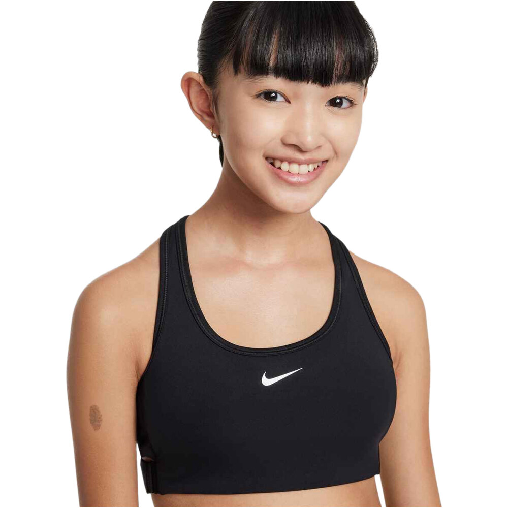 Nike camiseta tirantes niña G NK SWSH EASY ON BRA vista detalle