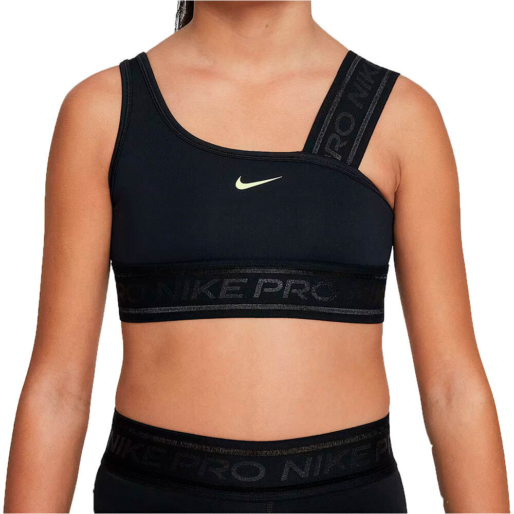 Nike camiseta tirantes niña G NP ASYM SWSH BRA SPORT PACK vista frontal