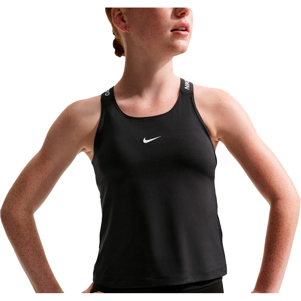 Nike camiseta tirantes niña G NP DF TANK vista detalle