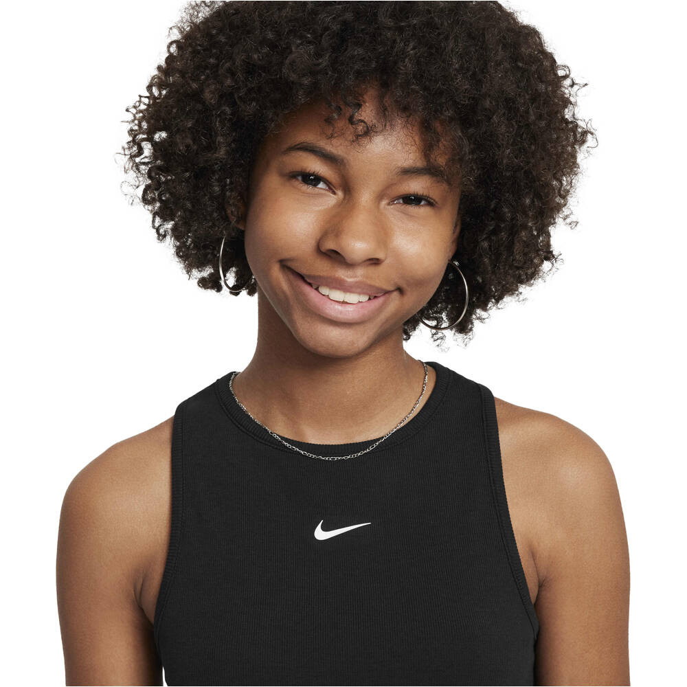Nike camiseta tirantes niña G NSW RIB TANK DANCE vista detalle