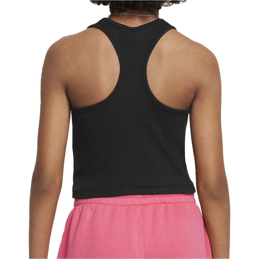 Nike camiseta tirantes niña G NSW RIB TANK DANCE vista trasera