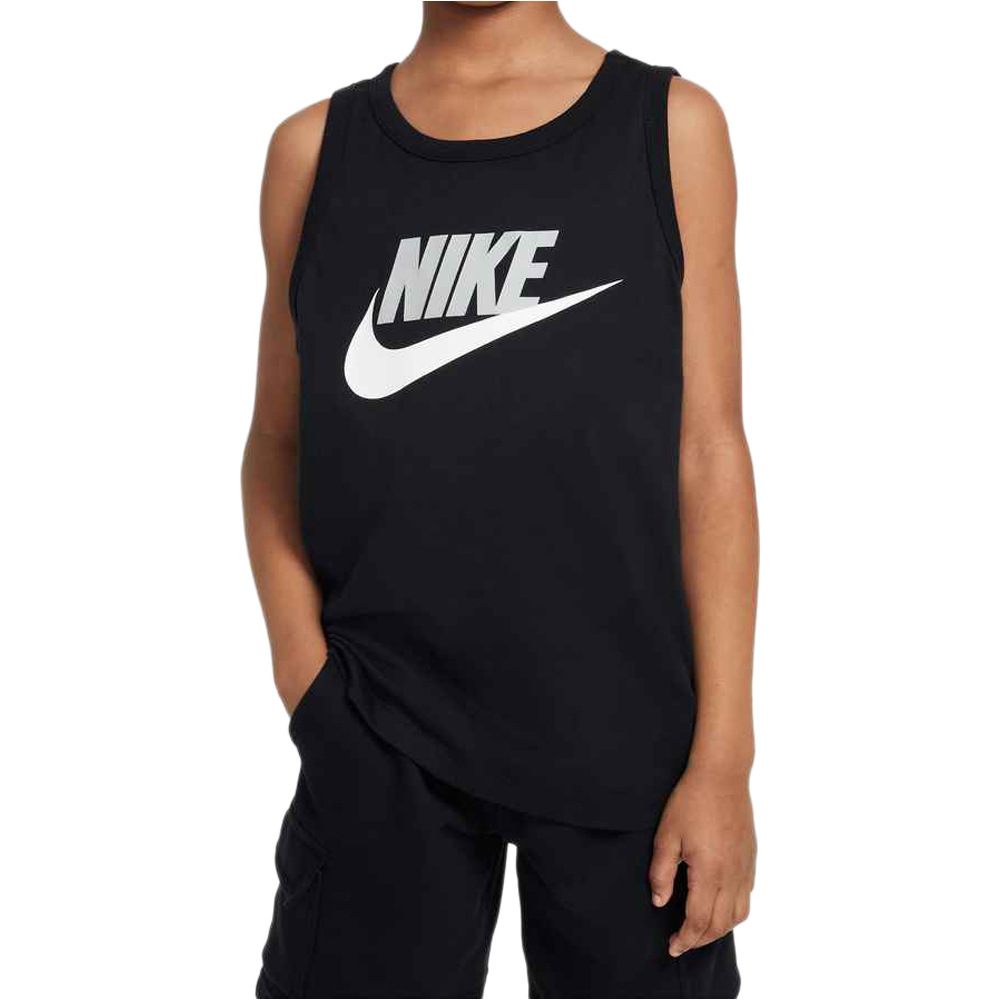 Nike camiseta tirantes niño K NSW TANK TEE vista frontal