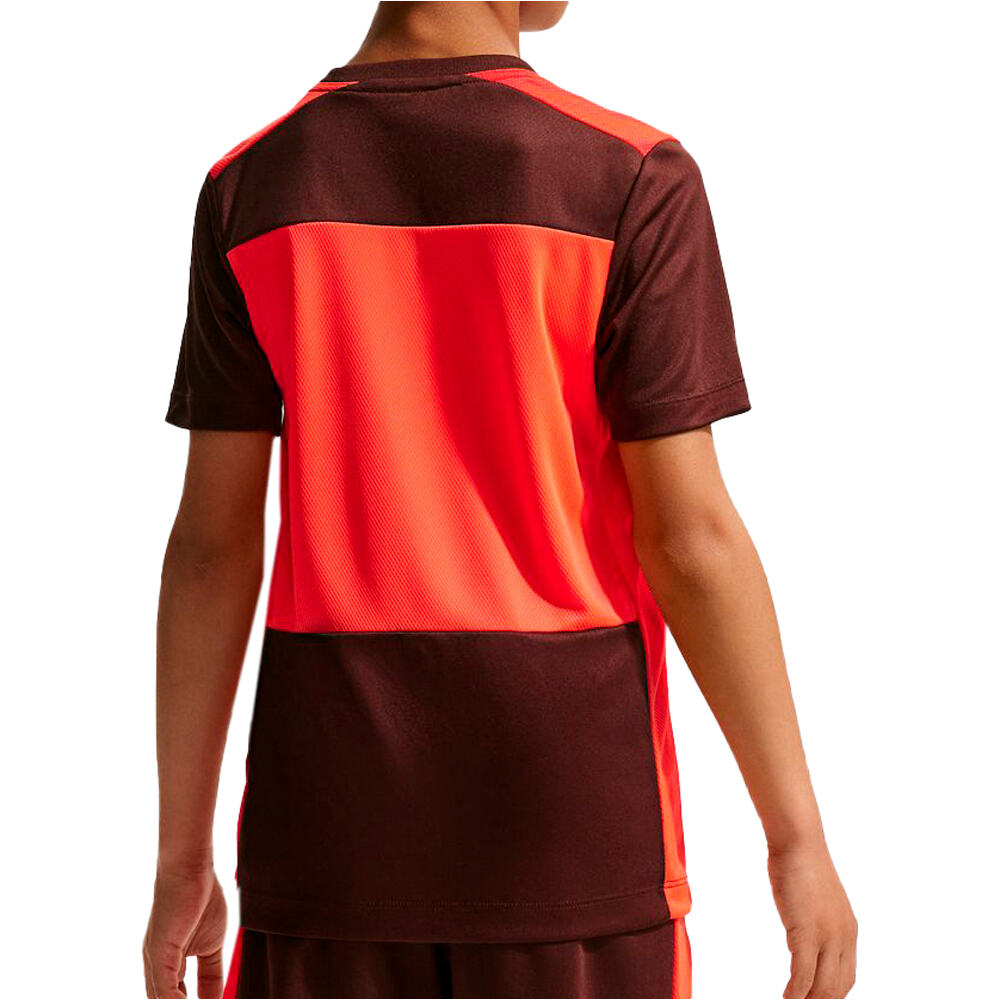 Nike camisetas entrenamiento futbol manga corta niño K NK DF ACD+ SS TOP GX HBR -PD GRA vista trasera