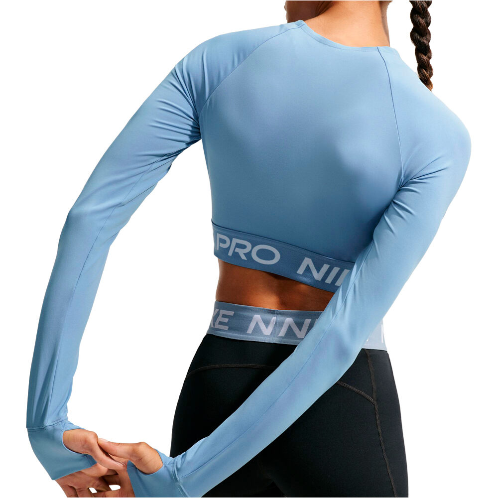 Nike camisetas fitness mujer NIKE PRO DF 365 CROP LS 03