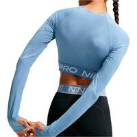 Nike camisetas fitness mujer NIKE PRO DF 365 CROP LS 03
