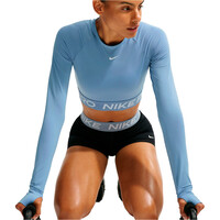 Nike camisetas fitness mujer NIKE PRO DF 365 CROP LS vista detalle