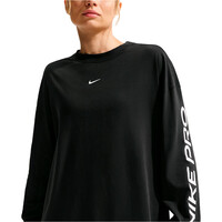 Nike camisetas fitness mujer W NK DF LS TEE 365 CVR vista detalle