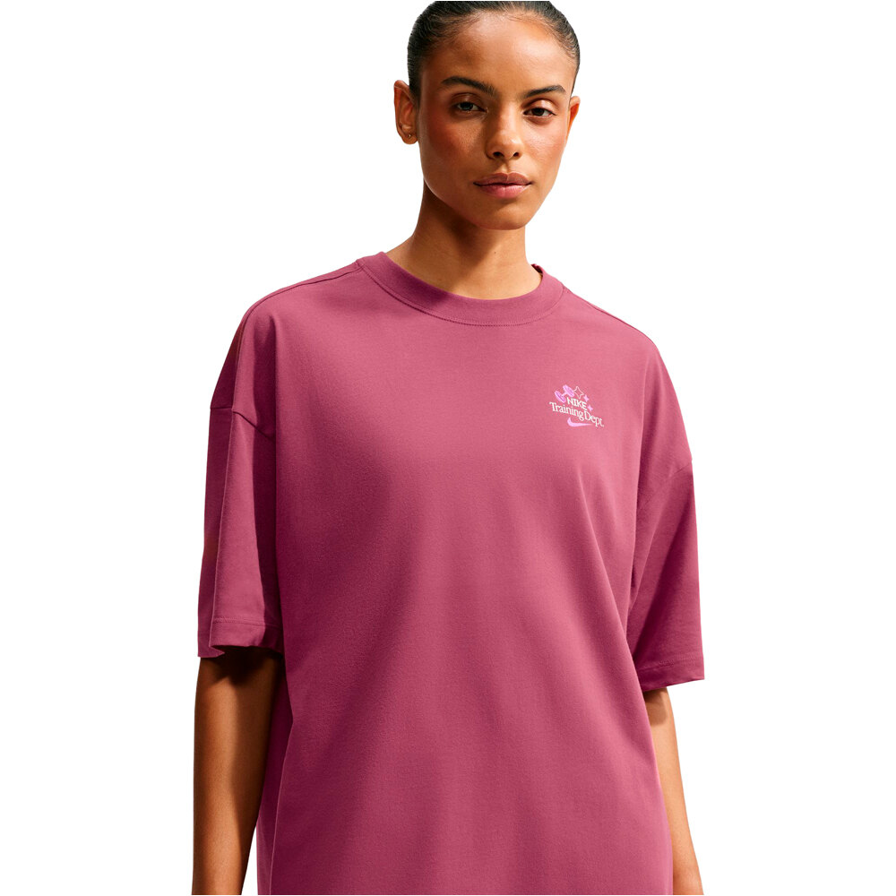 Nike camisetas fitness mujer W NK DF MOVE SS OS PC1 TEE vista detalle
