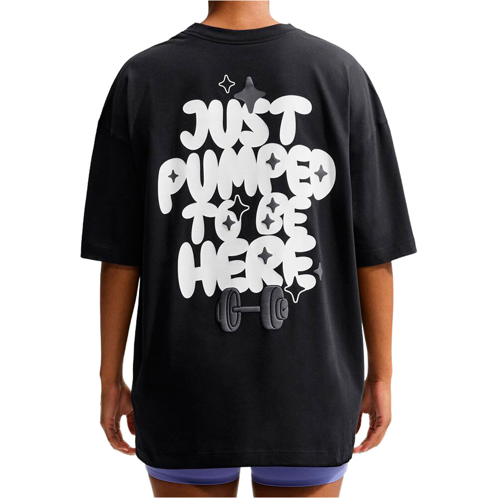 Nike camisetas fitness mujer W NK DF MOVE SS OS PC1 TEE vista trasera